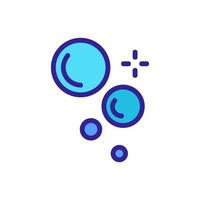schiuma, vettore icona bolle. illustrazione del simbolo del contorno isolato