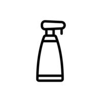 illustrazione del profilo vettoriale dell'icona dell'erogatore di sapone a pressione