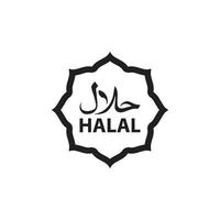 icona halal eps 10 vettore