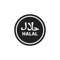 icona halal eps 10 vettore