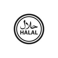 icona halal eps 10 vettore