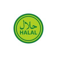 icona halal eps 10 vettore