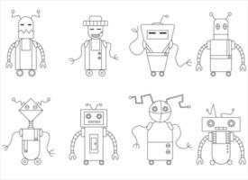 illustrazione di clipart di robot vettore