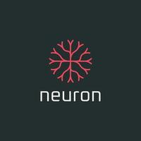 modello di vettore di ispirazione per il design del logo del neurone