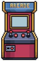 icona vettore video arcade pixel art per gioco a 8 bit su sfondo bianco