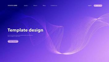 sfondo astratto design moderno. pagina di destinazione. modello per siti Web o apps.vector. vettore