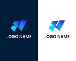 modello di design del logo moderno lettera y e u vettore