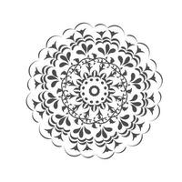 design d'arte mandala in cerchio. design mandala semplice arte mandala floreale bella opera d'arte mandala vettore