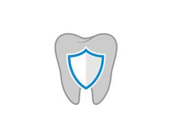 denti e protezione dello scudo nel mezzo vettore