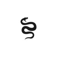 design del logo dell'icona del serpente vettore