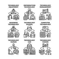 illustrazione vettoriale dell'icona del concetto di business tecnologico