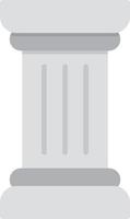scala di grigi piatta del pilastro vettore