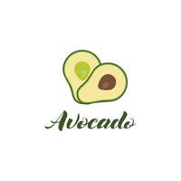 disegno dell'illustrazione dell'icona di vettore di avocado