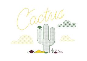 Vettore gratuito di cactus