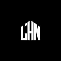 lhn lettera logo design su sfondo nero. lhn creative iniziali lettera logo concept. disegno della lettera lhn. vettore