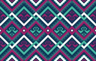 modello senza cuciture etnico geometrico tribale tradizionale. design per sfondo, illustrazione, carta da parati, tessuto, trama, batik, moquette, abbigliamento, ricamo vettore