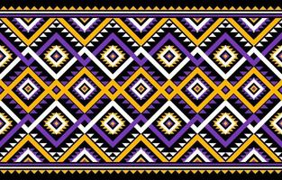 modello senza cuciture etnico geometrico tribale tradizionale. design per sfondo, illustrazione, carta da parati, tessuto, trama, batik, moquette, abbigliamento, ricamo vettore