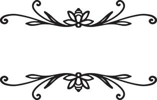 diviso monogramma cornice vettore carta invito elementi vittoriano grunge calligrafia inviti matrimonio set ornamento medievale bordi scorrimento clipart vortice tagliare file vortice silhouette fiorire bordi