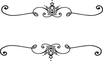 diviso monogramma cornice vettore carta invito elementi vittoriano grunge calligrafia inviti matrimonio set ornamento medievale bordi scorrimento clipart vortice tagliare file vortice silhouette fiorire bordi