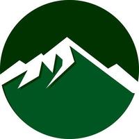 logo dell'azienda di montagna. vettore e illustrazioni.