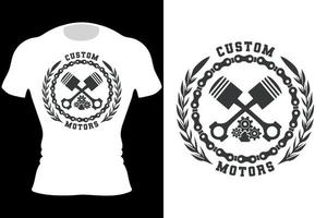 custom motors.crazy biker.crazy squad biker.ride to live live to ride.motorcycle t-shirt design vettore