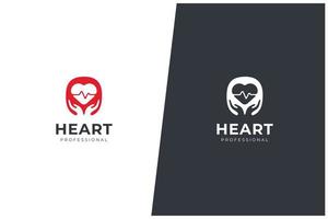 design del concetto di logo vettoriale di salute e benessere