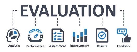 icona di valutazione - illustrazione vettoriale. valutazione, valutazione, prestazioni, miglioramento, risultato, infografica, modello, presentazione, concetto, banner, pittogramma, set di icone, icone. vettore