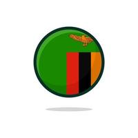 icona della bandiera dello zambia vettore