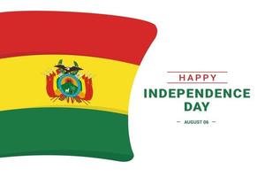 festa dell'indipendenza della bolivia vettore