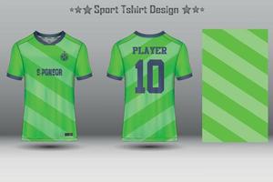 maglia da calcio astratta modello geometrico mockup modello sport t-shirt design vettore