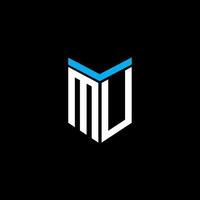 m lettera logo design creativo con grafica vettoriale