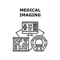 illustrazione vettoriale dell'icona di imaging medico