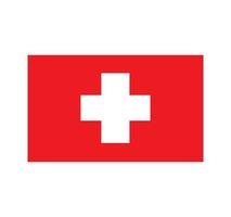 bandiera svizzera. illustrazione vettoriale eps10