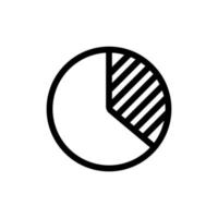 vettore icona grafico. illustrazione del simbolo del contorno isolato