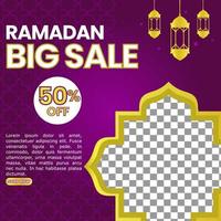 modello di social media, vettore del modello di vendita di ramadan eid mubarak