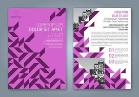 forme geometriche minime design sfondo per il poster del volantino dell'opuscolo della copertina del libro del rapporto annuale di affari vettore