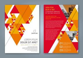 forme geometriche minime design sfondo per il poster del volantino dell'opuscolo della copertina del libro del rapporto annuale di affari vettore