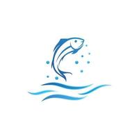 logo dell'onda d'acqua e logo dell'onda del mare o onde d'acqua della spiaggia, con il concetto di design vettoriale.