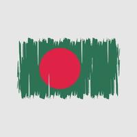 vettore di bandiera del bangladesh. bandiera nazionale