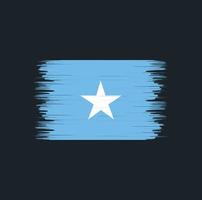 vettore della spazzola della bandiera della somalia. bandiera nazionale