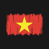 vettore della bandiera del vietnam. bandiera nazionale