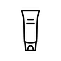 illustrazione del contorno vettoriale dell'icona della crema per le mani della fragranza