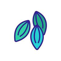 illustrazione del profilo vettoriale dell'icona dei semi di aneto