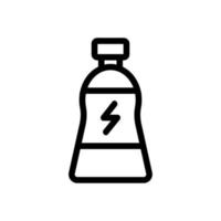 vettore icona bevanda energetica. illustrazione del simbolo del contorno isolato