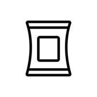 vettore icona cibo mais. illustrazione del simbolo del contorno isolato