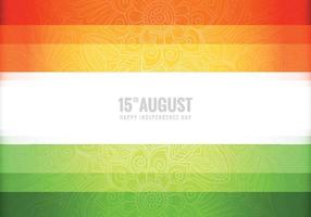 design creativo della carta di celebrazione della bandiera indiana tricolore vettore