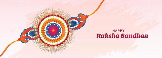 carta del festival raksha bandhan con design banner rakhi vettore