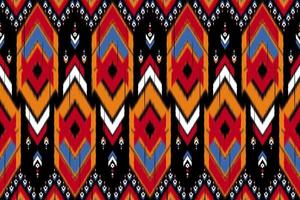 stile nativo ikat orientale. modello etnico geometrico tradizionale. a strisce tribali. design per sfondo, illustrazione, tessuto, batik, abbigliamento, confezionamento, carta da parati, moquette, ricamo vettore