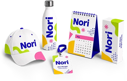 Logotipo em vários produtos