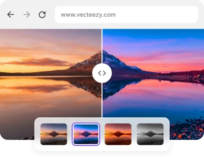 Landscape edited in a browser